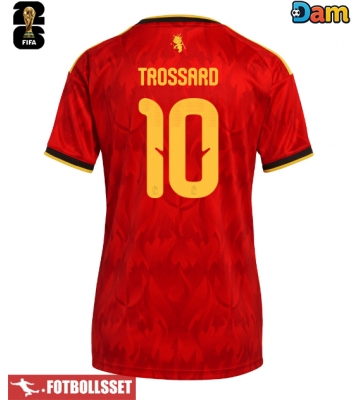 Belgien Leandro Trossard #10 Hemmatröja Dam VM 2026 Kortärmad